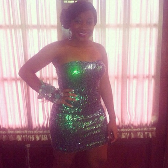 Mermaid sequin cocktail dress - Picture 6 of 6